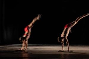 le mouvement abstrait de la danse photo