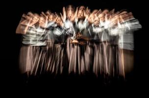 le mouvement abstrait de la danse photo