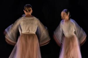 le mouvement abstrait de la danse photo