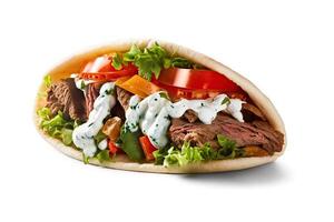 doner kebab. génératif ai. photo