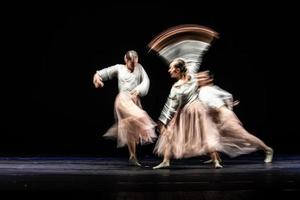 le mouvement abstrait de la danse photo