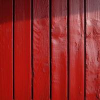 texture de rouge brosse peint planche ou bois arrière-plan, Haut voir. génératif ai photo