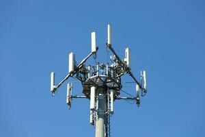 antenne pour mobile téléphonie réseau signal. photo