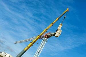 démontage de une la tour grue photo