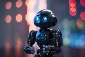 le futur de jouer propulsé par l'IA jouet des robots prendre plus de ai généré photo
