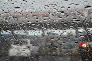 eau, pluie, gouttes, sur, a, vitre voiture photo