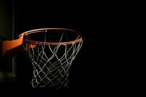 basketball panier. produire ai photo