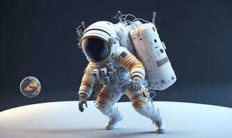 astronaute dans espace, génératif ai photo
