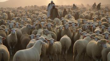 eid Al adha le le banquet de sacrifice génératif ai photo