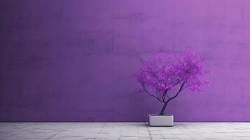 une étourdissant image de une minimaliste violet, mettant en valeur le magique élégance a trouvé dans simplicité. ai génératif photo