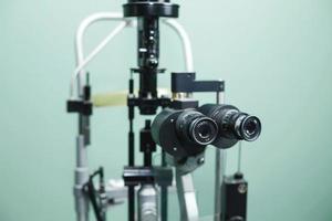 équipement d'optométriste médical utilisé pour les examens de la vue photo
