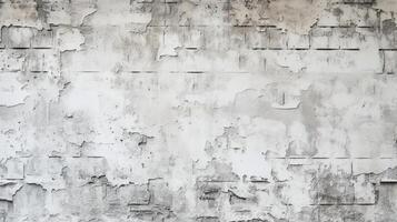 blanc brique béton mur, grunge rugueux ciment texture Contexte. ai génératif photo