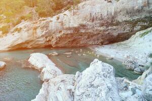 voyage en turquie mer egée et rochers lagon paysage nature photo