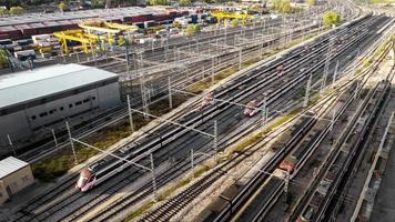 concept de transport ferroviaire et ferroviaire photo