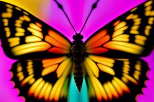 une magnifique coloré papillon. le captivant beauté de papillons. génératif ai photo