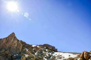 vue panoramique sur les montagnes photo