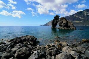 vue panoramique sur la côte photo