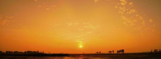 Naturel Matin paysage, ciel le coucher du soleil la nature magnifique photo