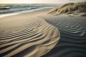 le sable dune génératif ai photo