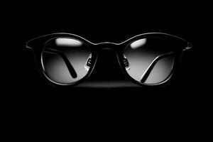 vision des lunettes logo avec copie espace génératif ai photo