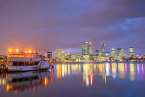 perth centre ville ville horizon paysage urbain de Australie photo