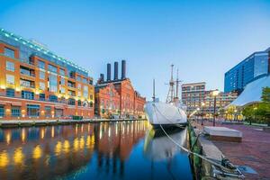 centre ville baltimore ville horizon paysage urbain de Maryland photo