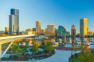 centre ville baltimore ville horizon paysage urbain de Maryland photo