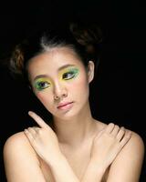 asiatique femme mode maquillage photo