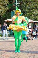 Lantau île, Hong kong- avril 05, 2017 - Hong kong disneyland est une thème parc situé sur récupéré terre dans penny baie. photo