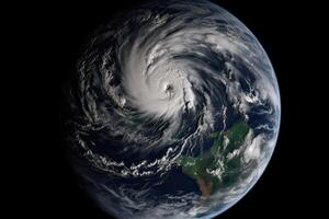 super typhon, tropical tempête, cyclone, ouragan, tornade, plus de océan. temps Contexte. typhon, tempête, tempête de vent, super tempête, grand vent se déplace à le sol. génératif ai. photo