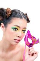 asiatique femme mode maquillage photo