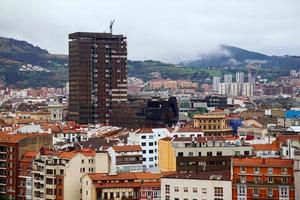 Paysage urbain de la ville de bilbao espagne destination de voyage photo