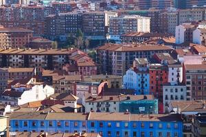 Paysage urbain de la ville de bilbao espagne destination de voyage photo