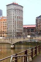 Paysage urbain de la ville de bilbao espagne destination de voyage photo