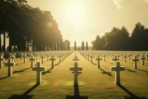 nationale cimetière, produire ai photo