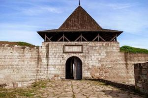 Château de la forteresse de Khotyn en Ukraine photo