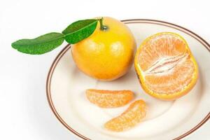 Frais des oranges de tropical zone ,doux fruit photo