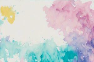 abstrait aquarelle avec des touches d'aquarelle photo