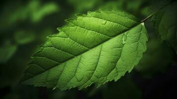 Terre journée et monde environnement jour, printemps, magnifique Naturel Frais vert feuille, relaxation la nature concept, produire ai photo