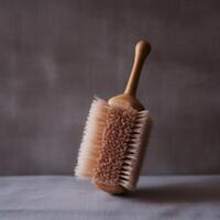 photo de exfoliant corps brosse ai généré