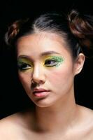 asiatique femme mode maquillage photo