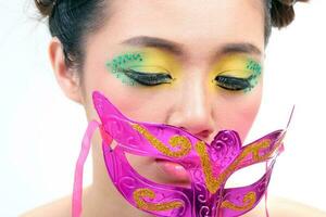 asiatique femme mode maquillage photo