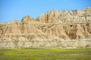 badlands scénique formation photo