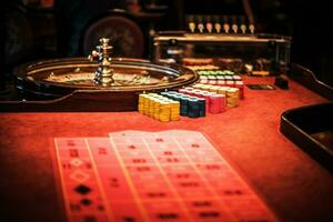 casino roulette roue table photo