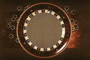 roulette roue copie espace photo