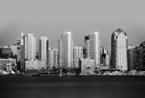 san Diego dans noir et blanc photo