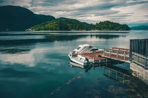 scénique norvégien fjords photo