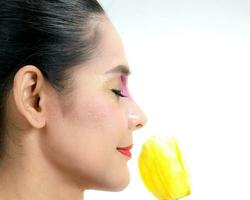 asiatique femme mode maquillage photo