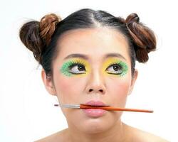 asiatique femme mode maquillage photo