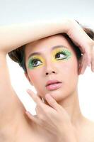 asiatique femme mode maquillage photo